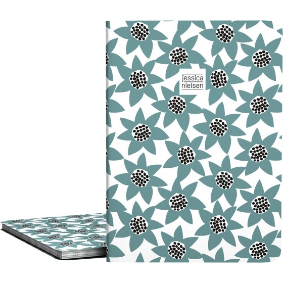 Carpeta Con Fundas  Poliplás PP Opaco Semirígido Folio 30 Fundas Jessica Nielsen  Flowers Grafoplás