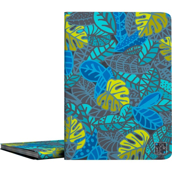 Carpeta Con Fundas  Poliplás PP Opaco Semirígido Folio 30 Fundas Diverse  Leafs Grafoplás