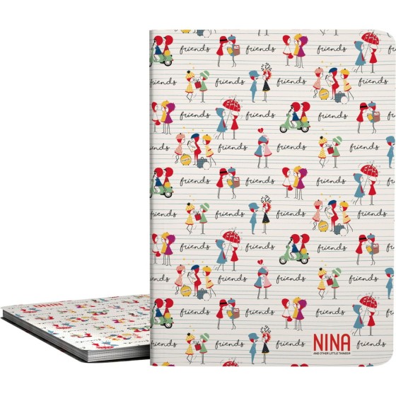 Carpeta Con Fundas  Poliplás PP Opaco Semirígido Folio 30 Fundas Nina 20 Grafoplás