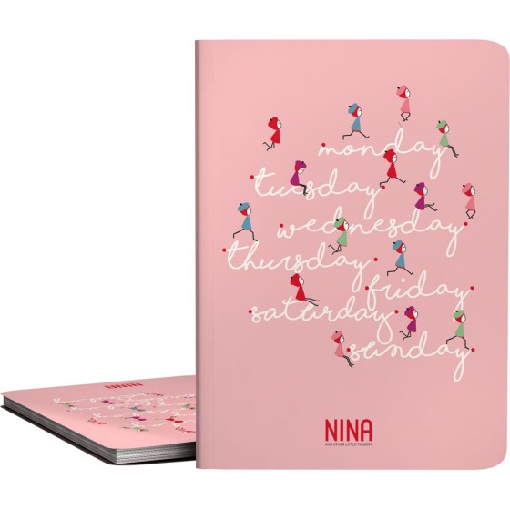 Carpeta Con Fundas  Poliplás PP Opaco Semirígido Folio 30 Fundas Nina 20 Grafoplás