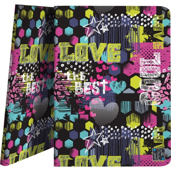 Carpeta Con 30 Fundas PP A4  Diverse  Cool Grafoplás