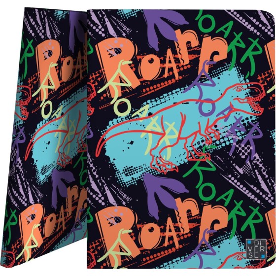 Carpeta Con 30 Fundas PP A4  Diverse  Jurasic Grafoplás