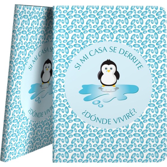 Carpeta Con 30 Fundas PP A4  Planet  Pinguino Grafoplás