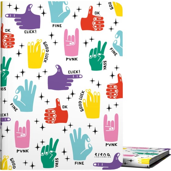 Carpeta Con 30 Fundas PP A4  Ec  Hands Grafoplás