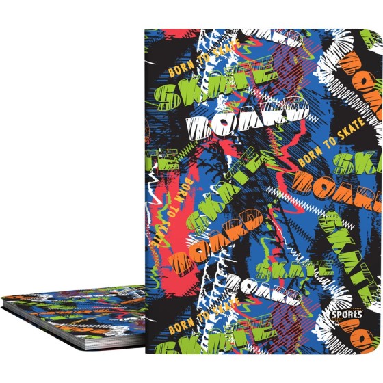 Carpeta Con 30 Fundas PP A4  Sports  Skate Grafoplás