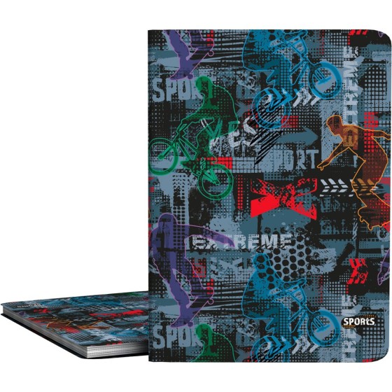 Carpeta Con 30 Fundas PP A4  Sports  Xtrm Grafoplás