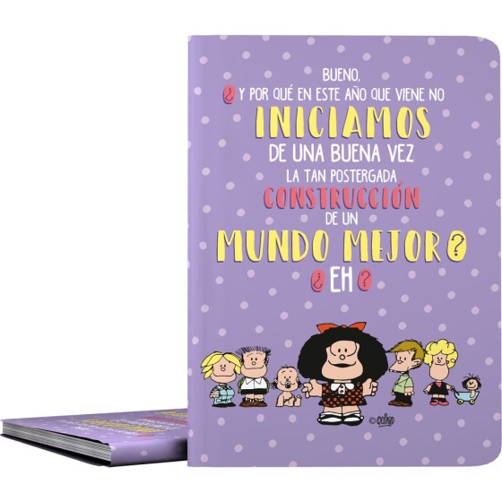 Carpeta Con 30 Fundas PP A4  Mafalda  Esperanza Grafoplás