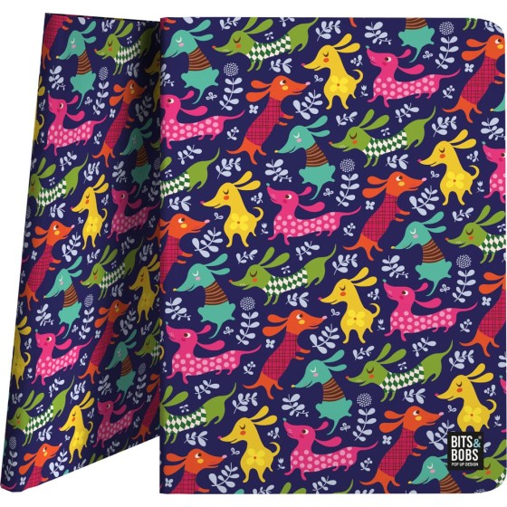 Carpeta Con 30 Fundas PP A4  Bits&Bobs  Dogs Party Grafoplás