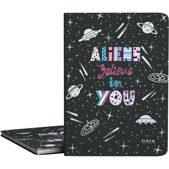Carpeta Con 30 Fundas PP A4  Ec  Aliens Grafoplás