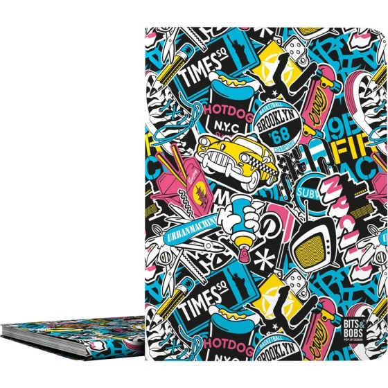 Carpeta Con 30 Fundas PP A4  Bits&Bobs  Nyc Grafoplás