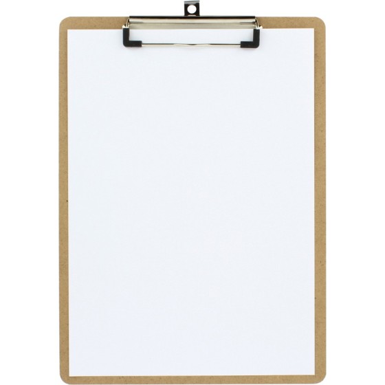 Carpeta Con Pinzas A4 Madera Grafoplás