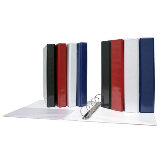 Carpeta Canguro Pvc 4X65mm Blanco A4 Con Bolsa Interior Premiere Grafoplás