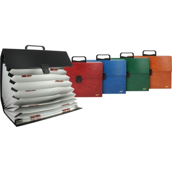 Clasificadores Pvc Con Asa Broche Folio Granate Linea Project Grafoplás