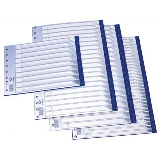Separadores Abecedario Folio Amarillo Pvc