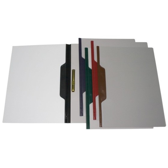 Dosier Fastener Pvc Liso 200 Micras Folio Negro Grafoplás