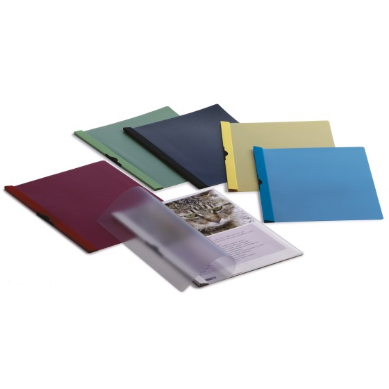 Dosier Pinzas Press Pvc 30 Hojas A4 Amarillo Grafoplás