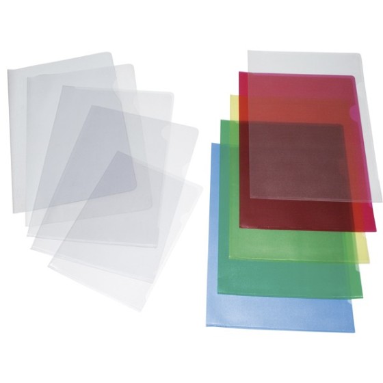 Dosier Uñero Pvc Liso 200 Micras Folio Transparente Grafoplás