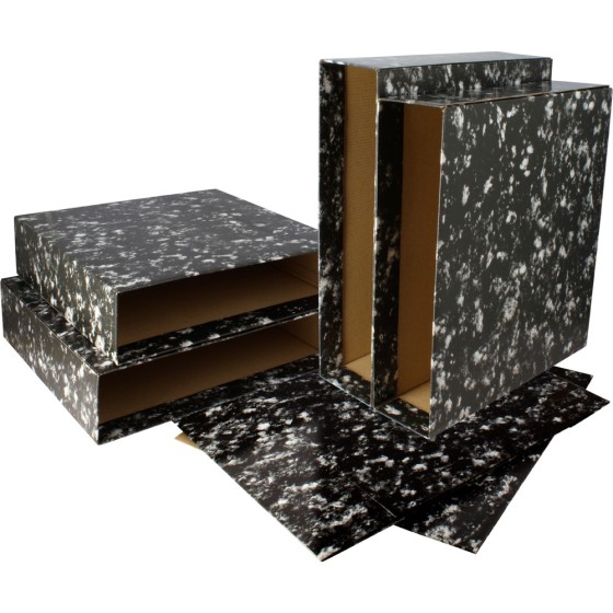 Fundas Archivador Papel 2 mm Ecoclassic Folio Negro Fsc Linea Classic Grafoplás