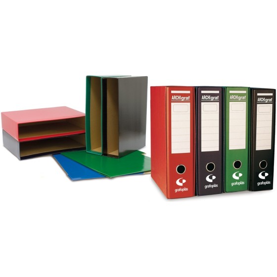 Fundas Archivador Papel 2 mm Archigraf Folio Verde Oscuro Linea Archigraf Grafoplás