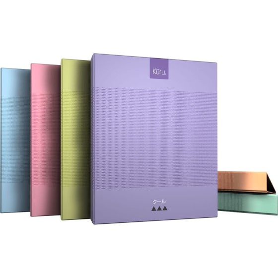 Carpeta De Anillas Kuru Carton Forrado Soft A4 4X25mm Fsc Kuru Grafoplás