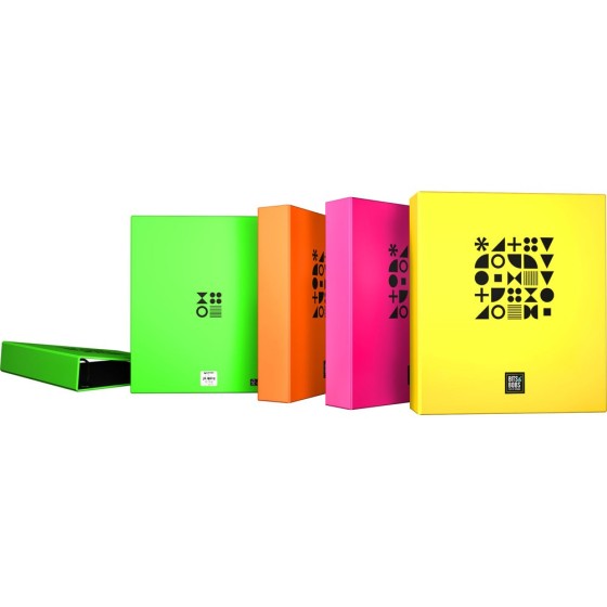 Carpeta De Anillas Fluor Carton Forrado Soft A4 4X40mm Colores Surtidos Fsc Bits&Bobs  Fluor Grafoplás