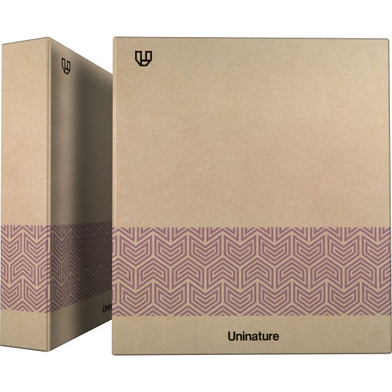 Carpeta De Anillas Uninature Kraft Soft A4 4X40mm Violeta Fsc Uninature Concept Grafoplás