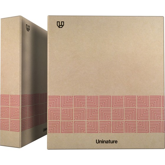 Carpeta De Anillas Uninature Kraft Soft A4 4X40mm Rosa Fsc Uninature Concept Grafoplás