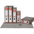 Archivador Jaspeado 4º Apaisado 65mm Gris Fsc Uniclasico Unisystem