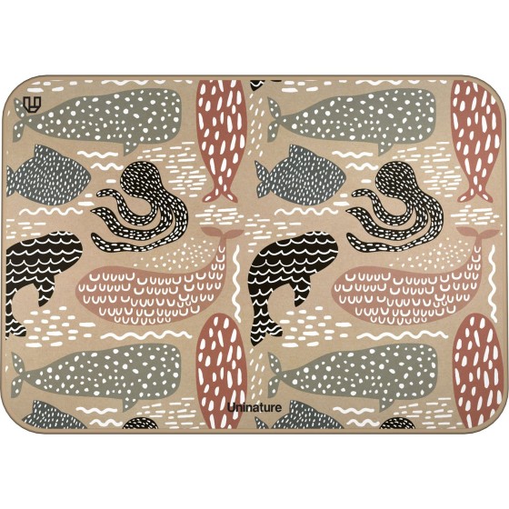 Vade Uninature Design 33X47 Cm Nature Ballenas