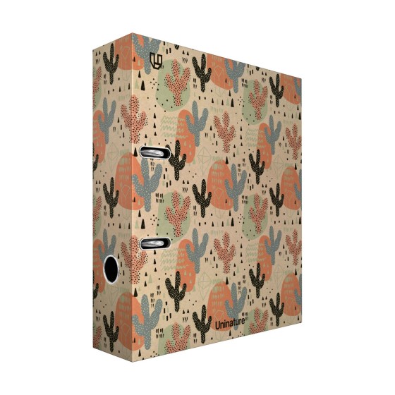 Archivador A4 2X65mm Con Rado Fsc Uninature Design Cactus Grafoplás
