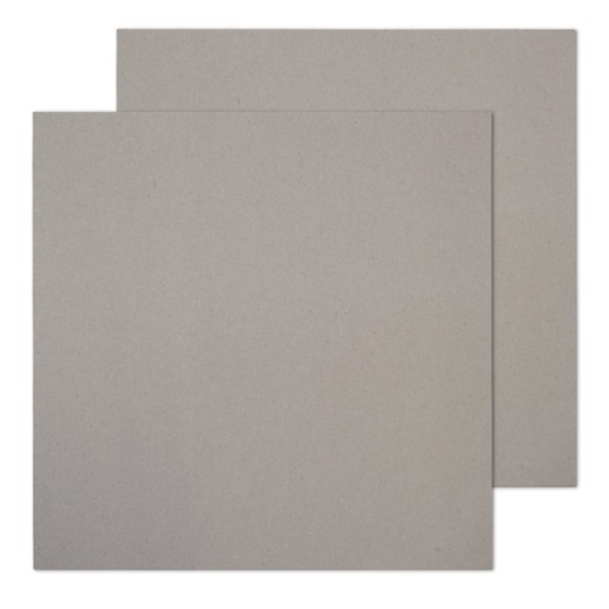Pack 25 Cartón Gris 12X12" 2 mm Fsc Anita