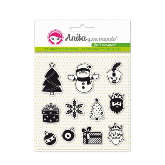 Pack 11 Sellos Navidad 16 Anita