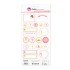 Pack 5 Hojas Pegatinas 15X32 Cm Papel 1ªcomunion Niña 18 Fsc Anita