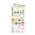 Pack 5 Hojas Pegatinas 15X32 Cm Papel Felices Fiestas Fsc Anita