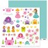 Pack 5 Papeles Decorados 12X12" 180 G Figuras Recortables De Cuento 16 Fsc Anita
