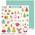 Pack 5 Papeles Decorados 12X12" 180 G Figuras Recortables En Navidad Fsc Anita