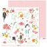 Pack 5 Papeles Decorados 12X12" 180 G Figuras Recortables Nos Casamos 19 Fsc Anita
