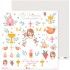 Pack 5 Papeles Decorados 12X12" 180 G Figuras Recortables Primera Comun.20 Ell Fsc Anita
