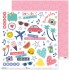 Pack 5 Papeles Decorados 12X12" 180 G Figuras Recortables Momentos Fsc Anita