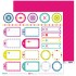 Pack 5 Papeles Decorados 12X12" 180 G Etiquetas Mosaico 16 Fsc Anita