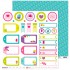 Pack 5 Papeles Decorados 12X12" 180 G Etiquetas Mis Chuches 16 Fsc Anita