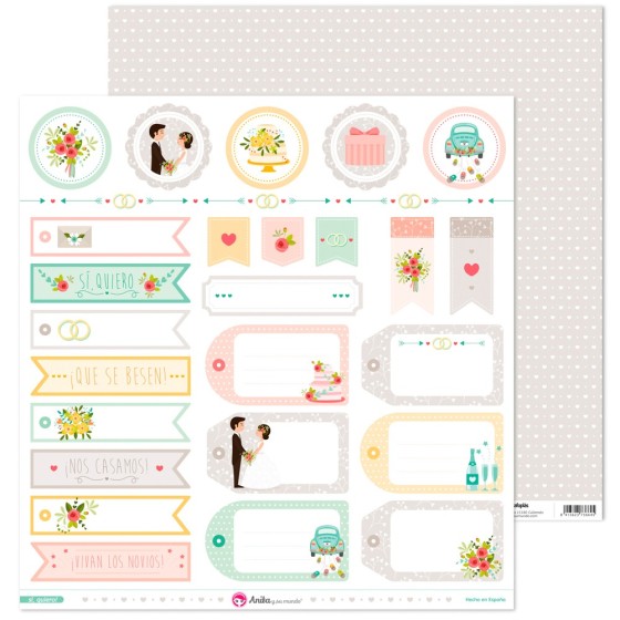 Pack 5 Papeles Decorados Si Quiero! 17 Fsc Anita