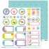 Pack 5 Papeles Decorados 12X12" 180 G Etiquetas Bajo El Mar Fsc Anita