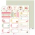 Pack 5 Papeles Decorados 12X12" 180 G Etiquetas Nos Casamos 19 Fsc Anita