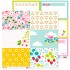 Pack 5 Papeles Decorados 12X12" 180 G Tarjetas Grandes Mi Jardin 16 Fsc Anita
