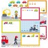 Pack 5 Papeles Decorados 12X12" 180 G Tarjetas Grandes Sobre Ruedas 16 Fsc Anita