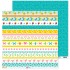 Pack 5 Papeles Decorados 12X12" 180 G Tiras Recortables Mi Jardin 16 Fsc Anita