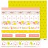 Pack 5 Papeles Decorados 12X12" 180 G Tiras Recortables De Chicas Fsc Anita