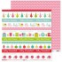 Pack 5 Papeles Decorados 12X12" 180 G Tiras Recortables En Navidad Fsc Anita