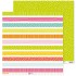Pack 5 Papeles Decorados 12X12" 180 G Tiras Me Organizo 17 Fsc Anita